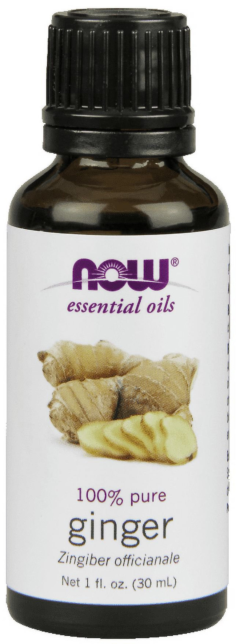 Now Foods Refresh Yourself 3-Pack Variety, Clary Sage Oil, Ginger Oil, & Lemon Oil 1OZ Each