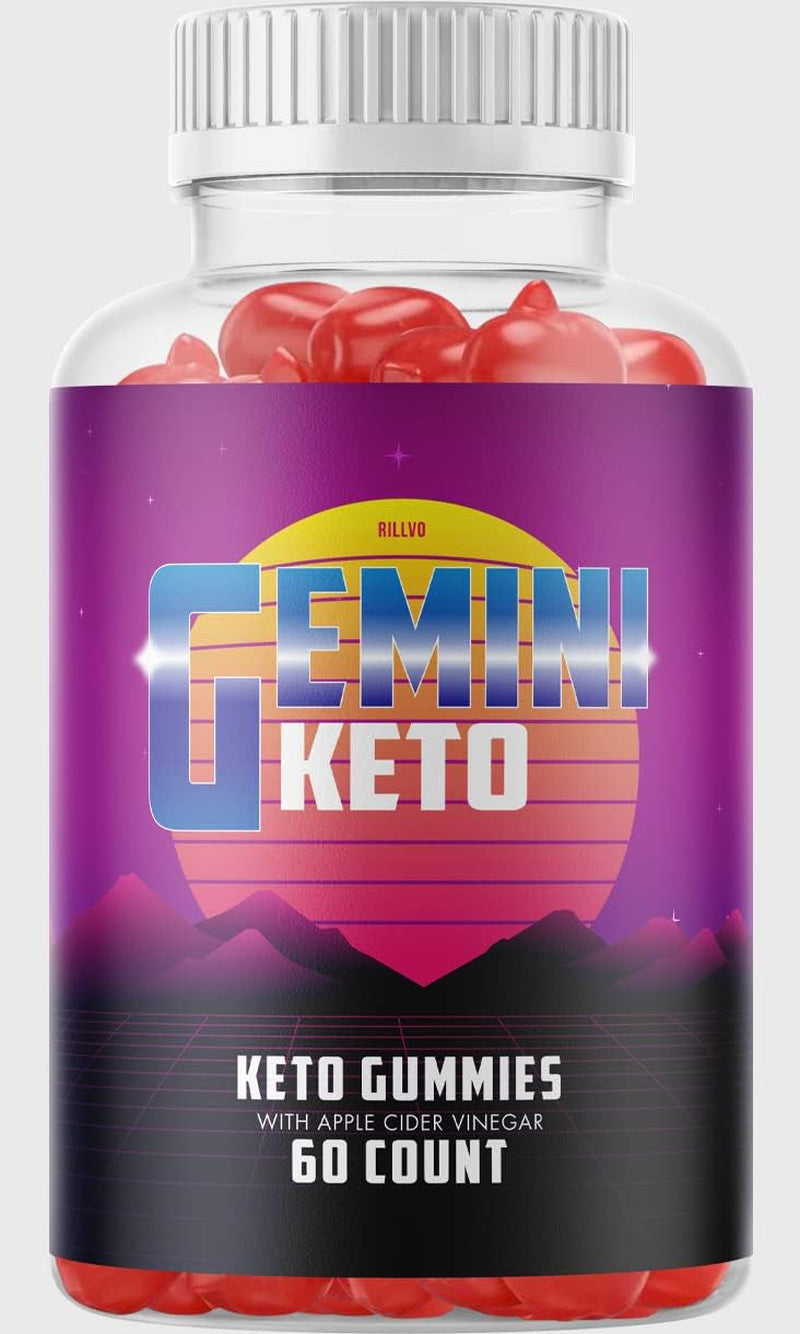 Gemini Keto Gummies, Advanced Ketogenic Formula, Gemini Keto ACV Gummies (60 Gummies)