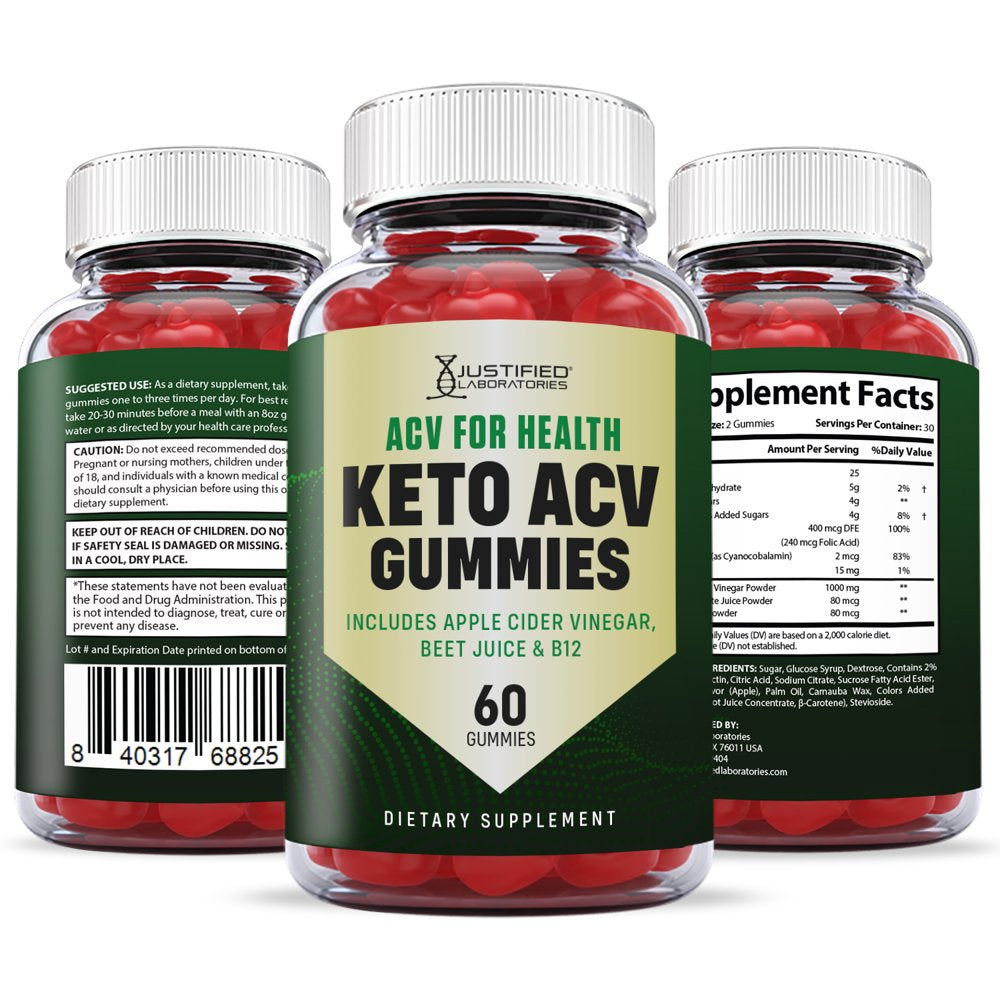 ACV for Health Keto ACV Gummies 1000MG Dietary Supplement 60 Gummys