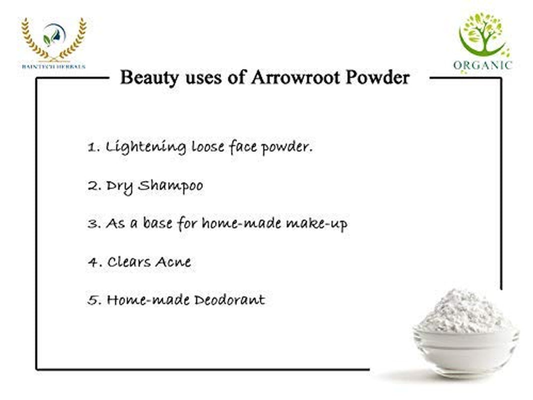 Verem Arrowroot Powder for Skin Care, 100Gm