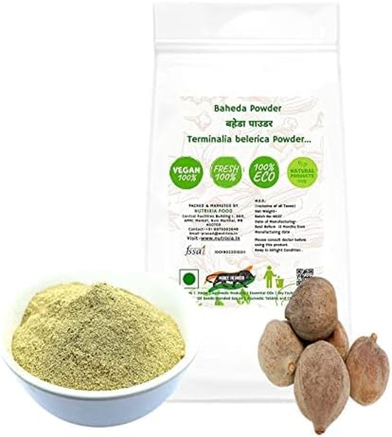 MIYUU Baheda Powder बहेडा पाउडर Terminalia Belerica Powder (100 GMS)