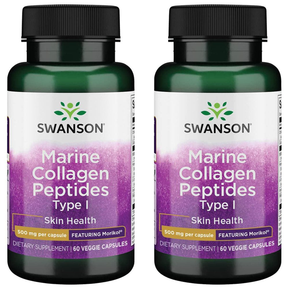 Swanson Marine Collagen Peptides Type I - Featuring Morikol 2 Pack