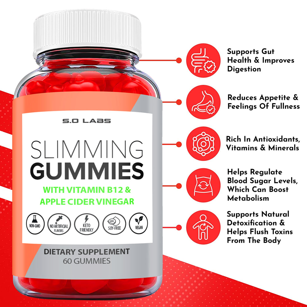 (1 Pack) Slimming Gummies It Works for Weight Loss,Slimming Gummies It Works with Apple Cider Vinegar,Slimming Gummies It Works Bajar De Peso,Slimming Gummies It Works for Women and Men (60 Gummies)