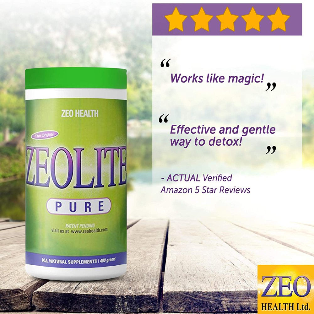 Zeolite Pure 400 Grams - Zeo Health - All Natural Mineral