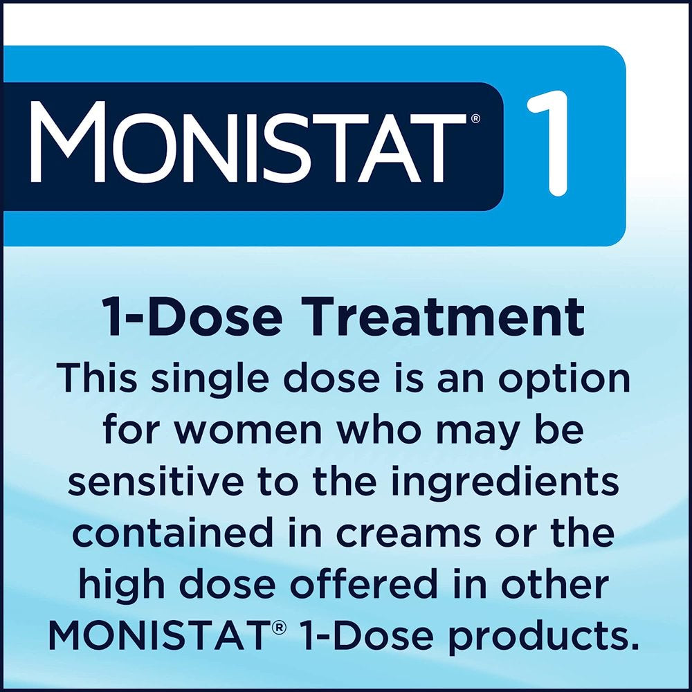 Monistat 1-Simple Therapy-Vaginal Antifungal 1-Day Treatment 0.16-Ounce Prefilled Applicator, Ready to Use