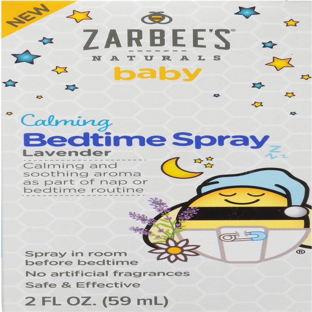 2 Pack - Zarbee'S Naturals Baby Calming Lavender Bedtime Spray, 2 Fl Oz