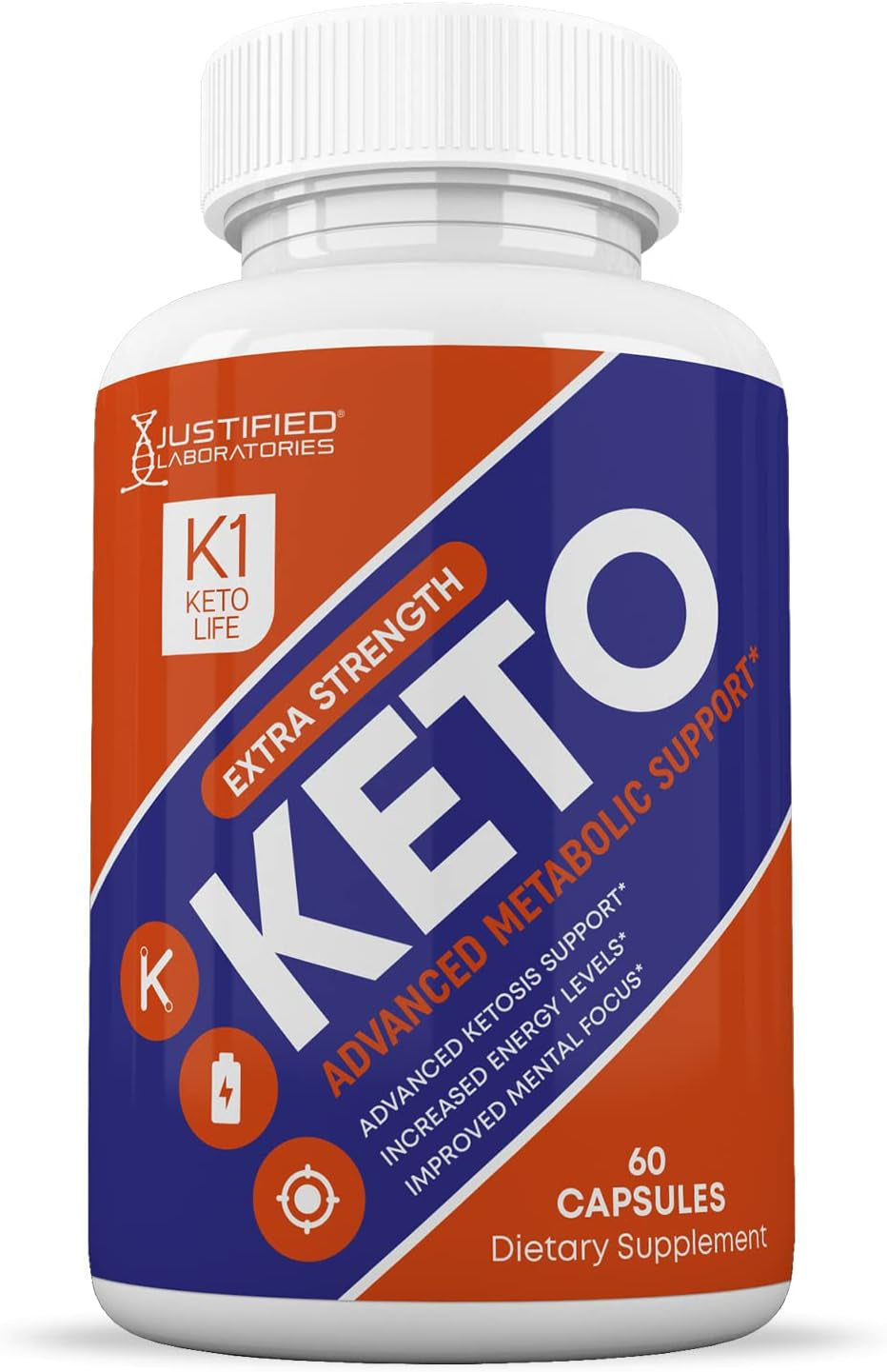 (2 Pack) K1 Keto Life Pills 800MG Includes Patented Gobhb® Exogenous Ketones Advanced Ketosis Support for Men Women 120 Capsules