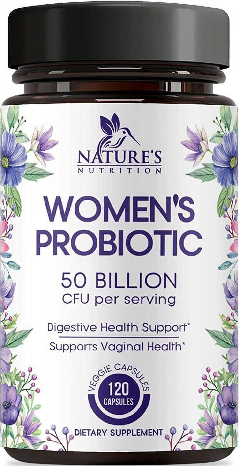 Probiotics for Women 50 Billion CFU with Feminine & Vaginal Strains 120 Caspules