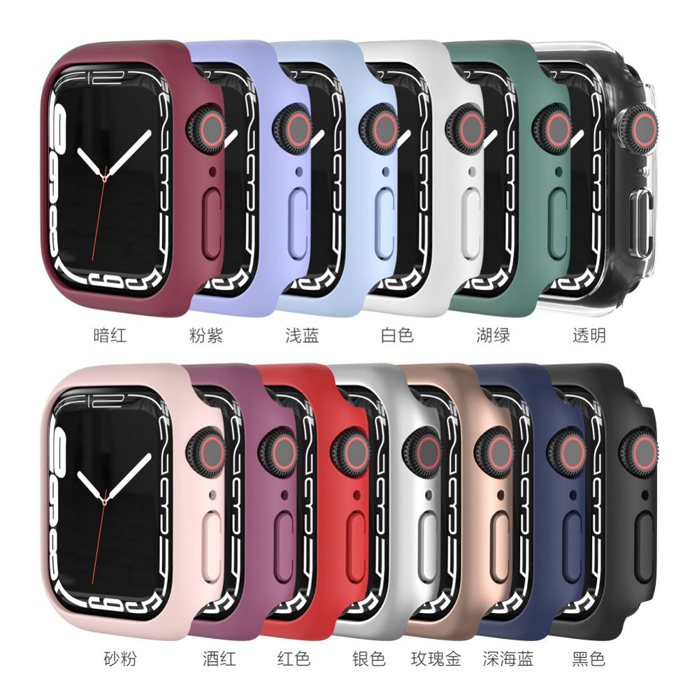 Hard PC Case for Apple Watch Series 7 45Mm, Ultra-Thin Scratch Resistant Bumper Protective Cover for Iwatch Series 7 Accessories, Black