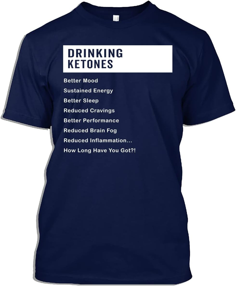 Ketogenic Tshirt Keto Life Drinking Ketones Benefits Weight Loss Gift T-Shirt for Men Women