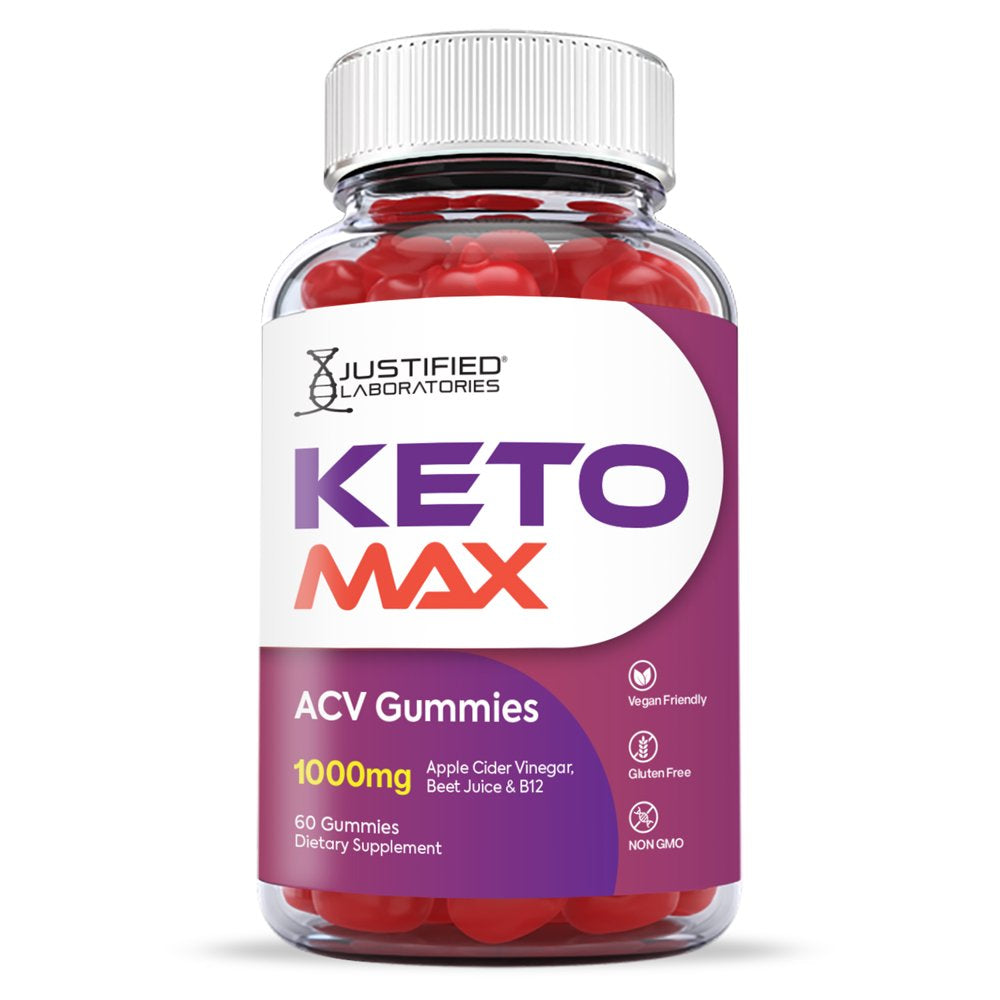 (2 Pack) Keto Max ACV Gummies 1000MG Dietary Supplement 120 Gummys