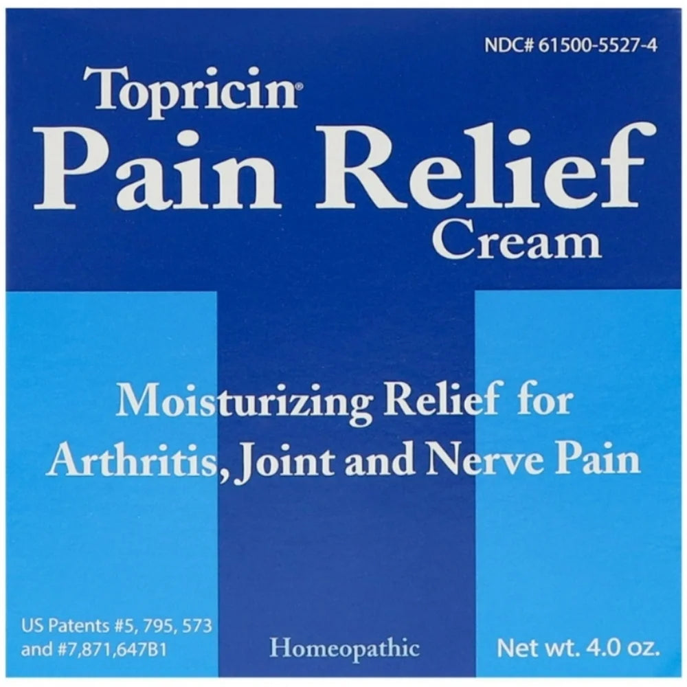 Topricin Pain Relief Cream 4 Oz