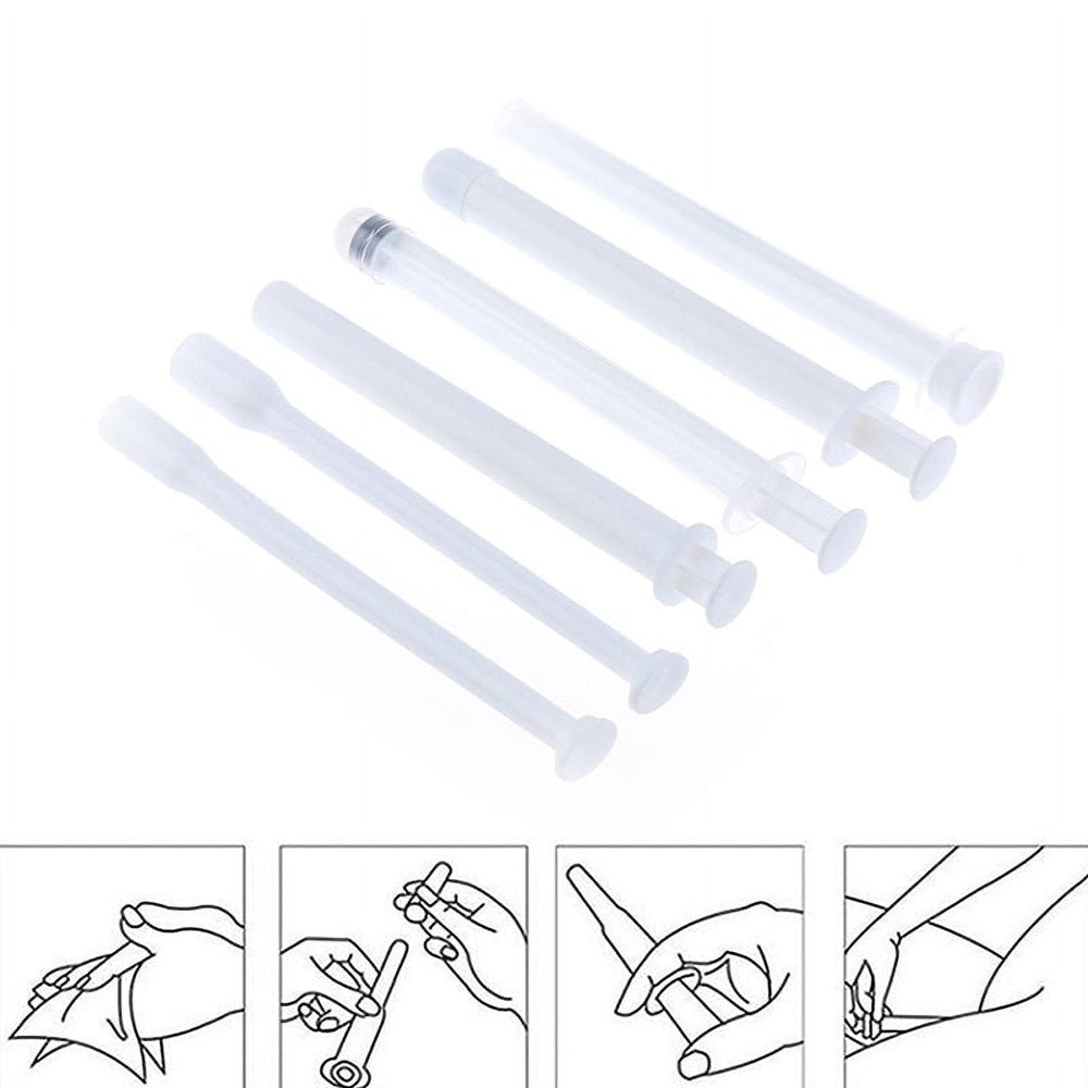 (HKG-1) 5 Pcs/Set Vaginal Applicator Lubricant Injector Syringe Lube Anal Nasal Launcher