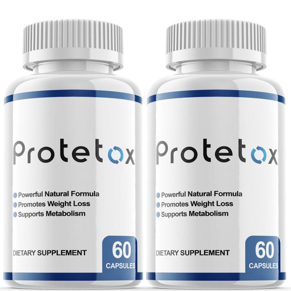 (2 Pack) Protetox - Keto Weight Loss Formula - Energy & Focus Boosting Dietary Supplements for Weight Management & Metabolism - Advanced Fat Burn Raspberry Ketones Pills - 120 Capsules