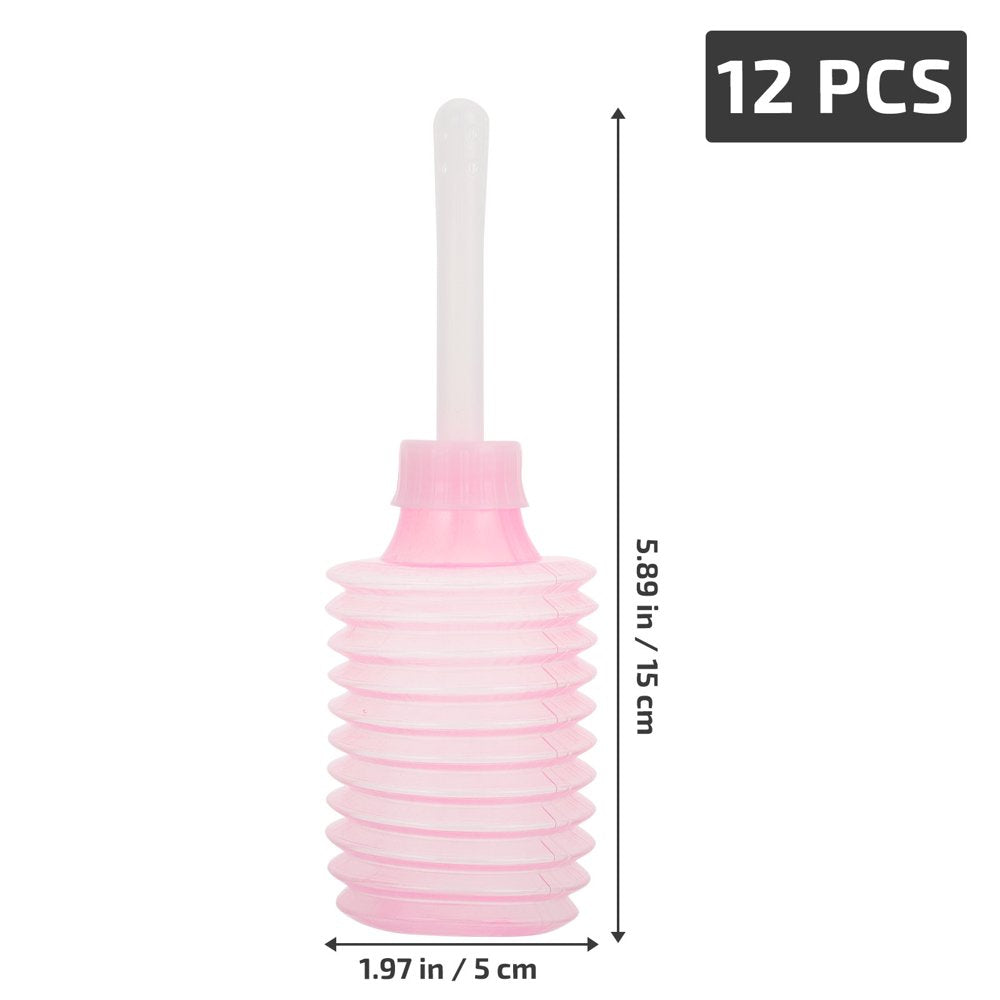 Etereauty 12Pcs Disposable Vaginal Private Part Cleaner Multi-Functional Vaginal Douche (Pink)