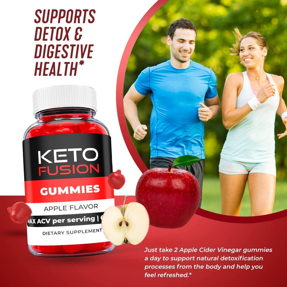 (5 Pack) Keto Fusion Keto ACV Gummies - Supplement for Weight Loss - Energy & Focus Boosting Dietary Supplements for Weight Management & Metabolism - Fat Burn - 300 Gummies