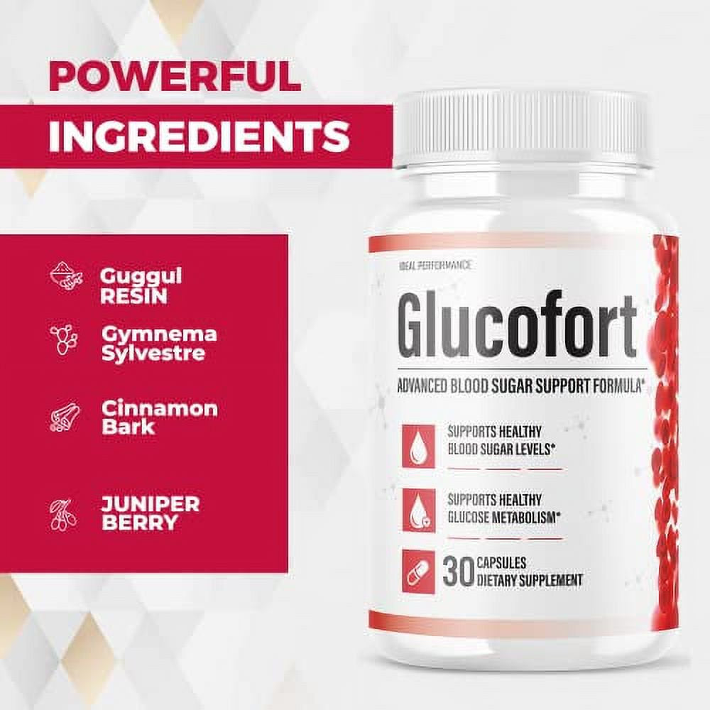 IDEAL PERFORMANCE (Official) Glucofort Supplement Support Formula (3 Pack)