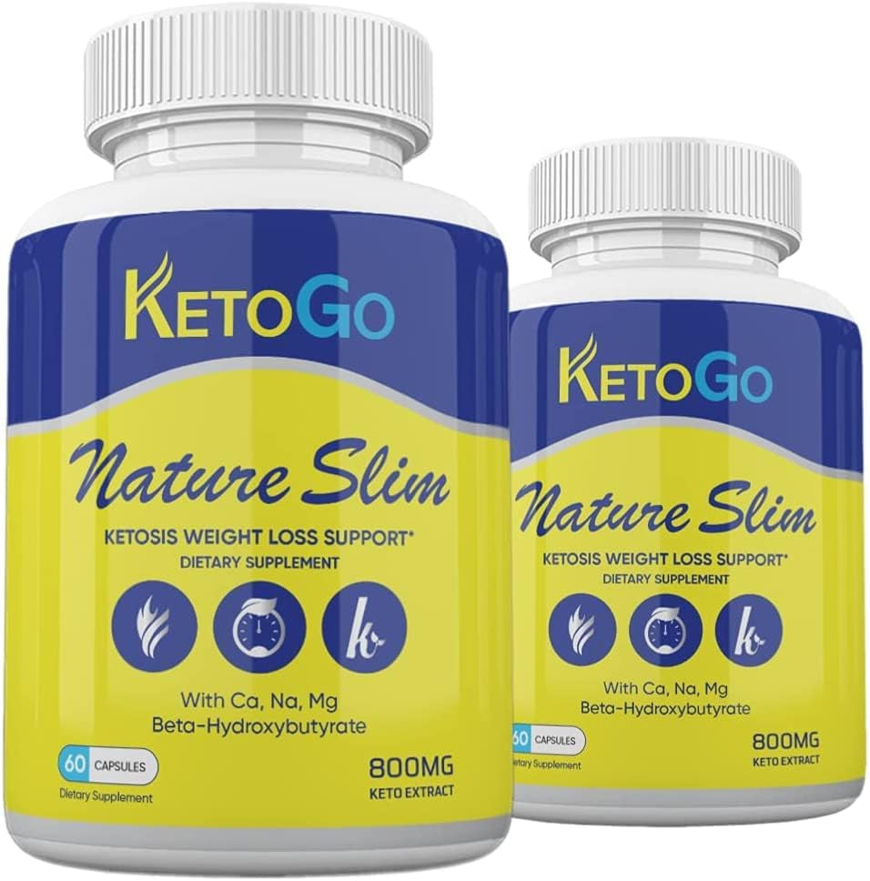 Lomilan Nature Slim Ketos Pills, Keto Go Nature Slim Ketosis Support, 120 Count, 2 Months Supply