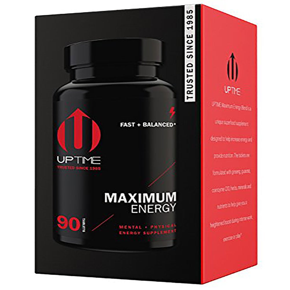 UPTIME Energy Maximum Energy Tablets - 90Ct. Bottle