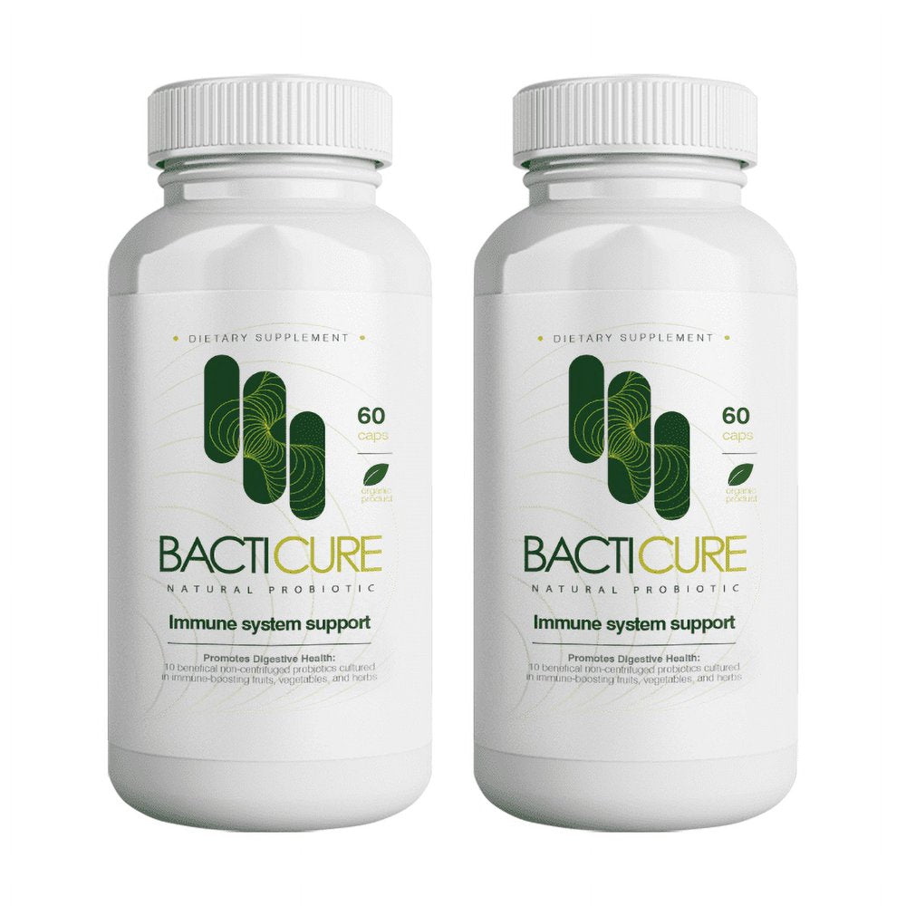 3 Bottles Bacticure Original Probitico Natural Probiotic