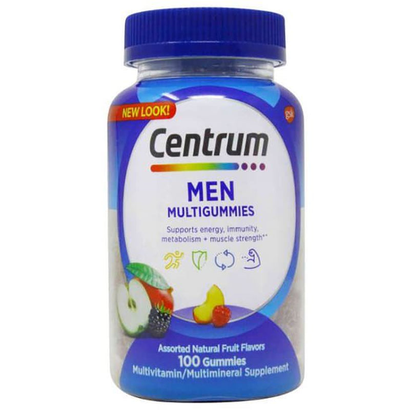 Centrum Gummy Multivitamin for Men, Multivitamin/Multimineral Supplement - 100 Count