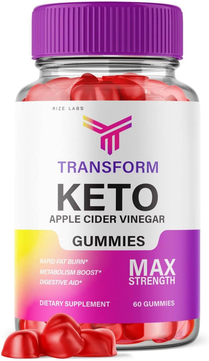 Transform Keto ACV Gummies Transform Apple Cider Vinegar Advanced Gummies (60 Gummies)