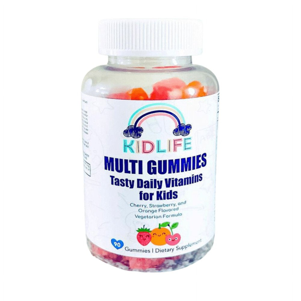 KIDLIFE by KJ3 Essentials Daily Gummies-Vitamins for Kids 90 Count BOOST IMMUNITY – MULTIVITAMINS for VITAMIN A, C, D, E & B-6 – EASY to ADMINISTER – VEGETARIAN – GLUTEN-FREE – HALAL & GMP CERTIFIED