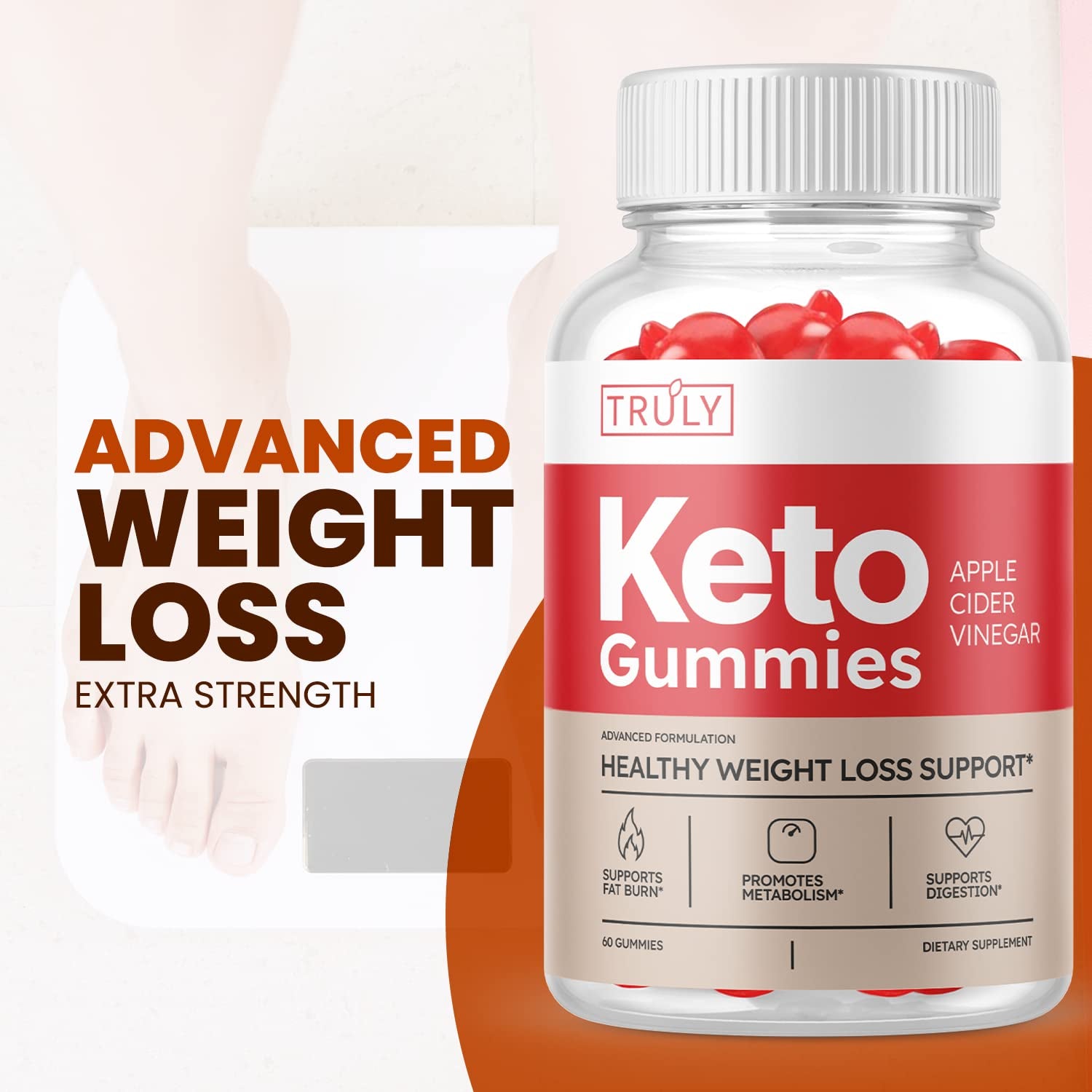 Truly Keto Gummies, Truly Keto ACV Gummies (3 Pack)