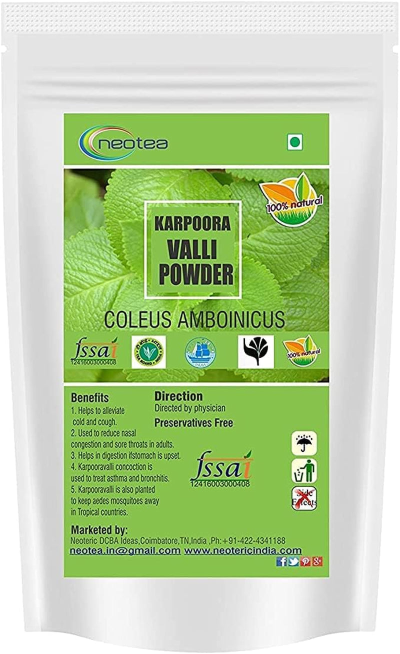 Xento Neotea Karpooravalli Coleus Amboinicus Powder, 300 G