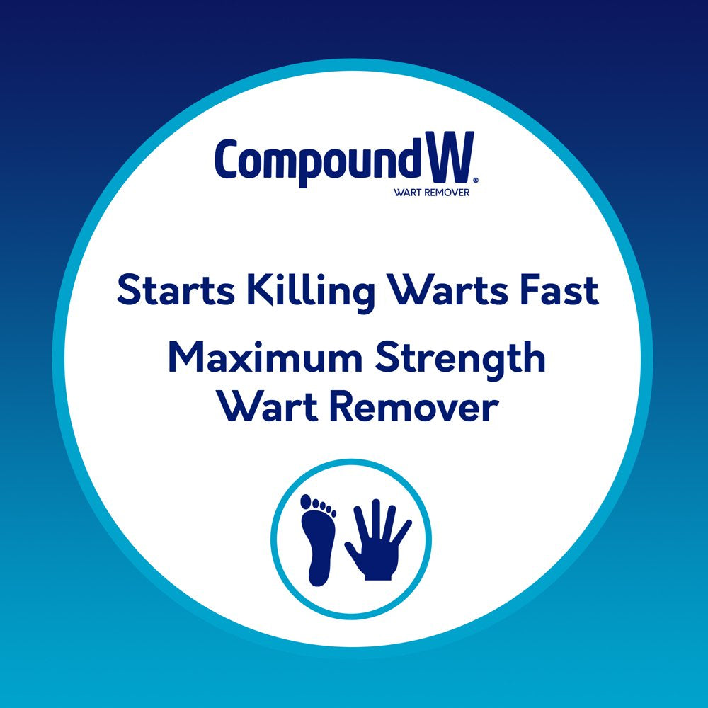 Compound W Maximum Strength Fast Acting Liquid Wart Remover, 0.31 Fl Oz