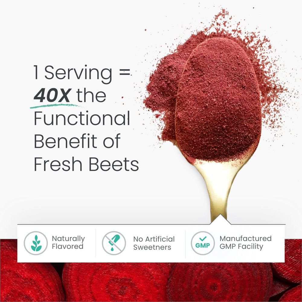 Humann Superbeets Beet Root Powder Nitric Oxide Boost - 30 Servings