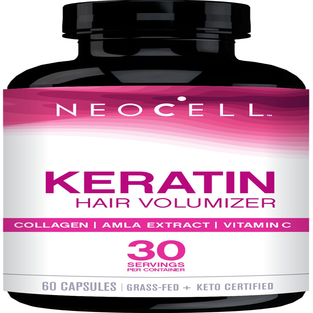Neocell Hair Volumizer Capsules with Keratin and Collagen, 60 Count