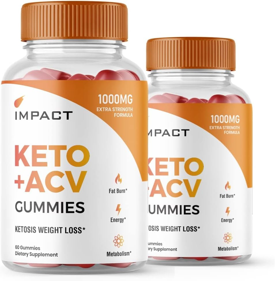 Zonata Impact Keto ACV Gummies, 120 Gummies (Pack of 2)