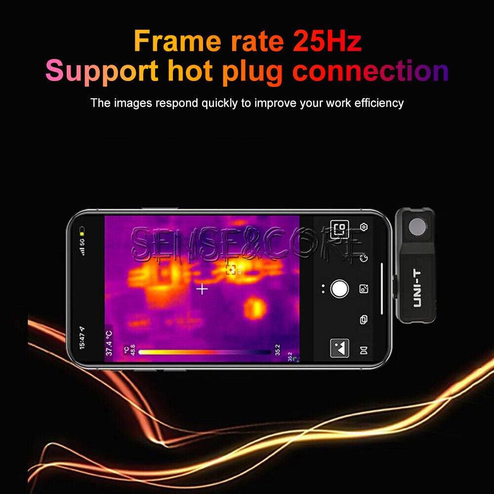 Uti120 Thermal Imager Infrared Thermal Imaging Camera for Adroid IOS Smart Phone