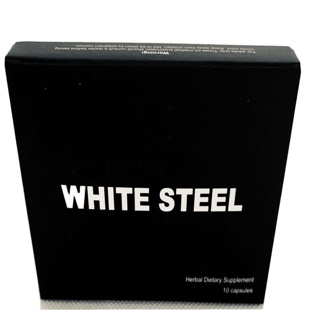 White Steel Original Male All Natural-Libido Booster! 10 Pills