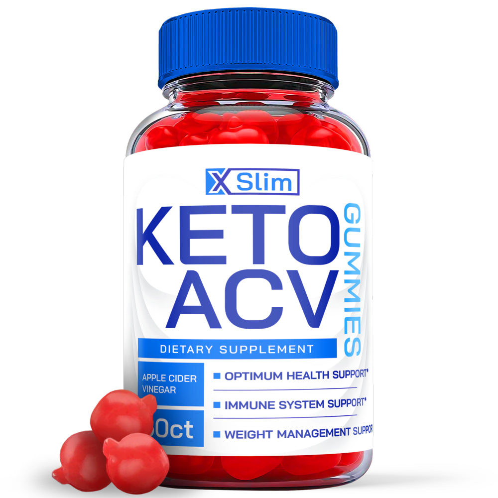 (1 Pack) X Slim Keto ACV Gummies - Supplement for Weight Loss - Energy & Focus Boosting Dietary Supplements for Weight Management & Metabolism - Fat Burn - 60 Gummies