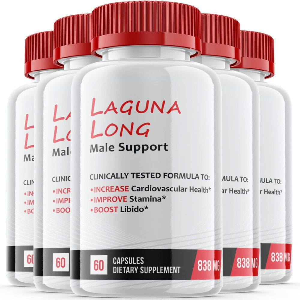 (5 Pack) Laguna Long - Dietary Supplement - 300 Capsules