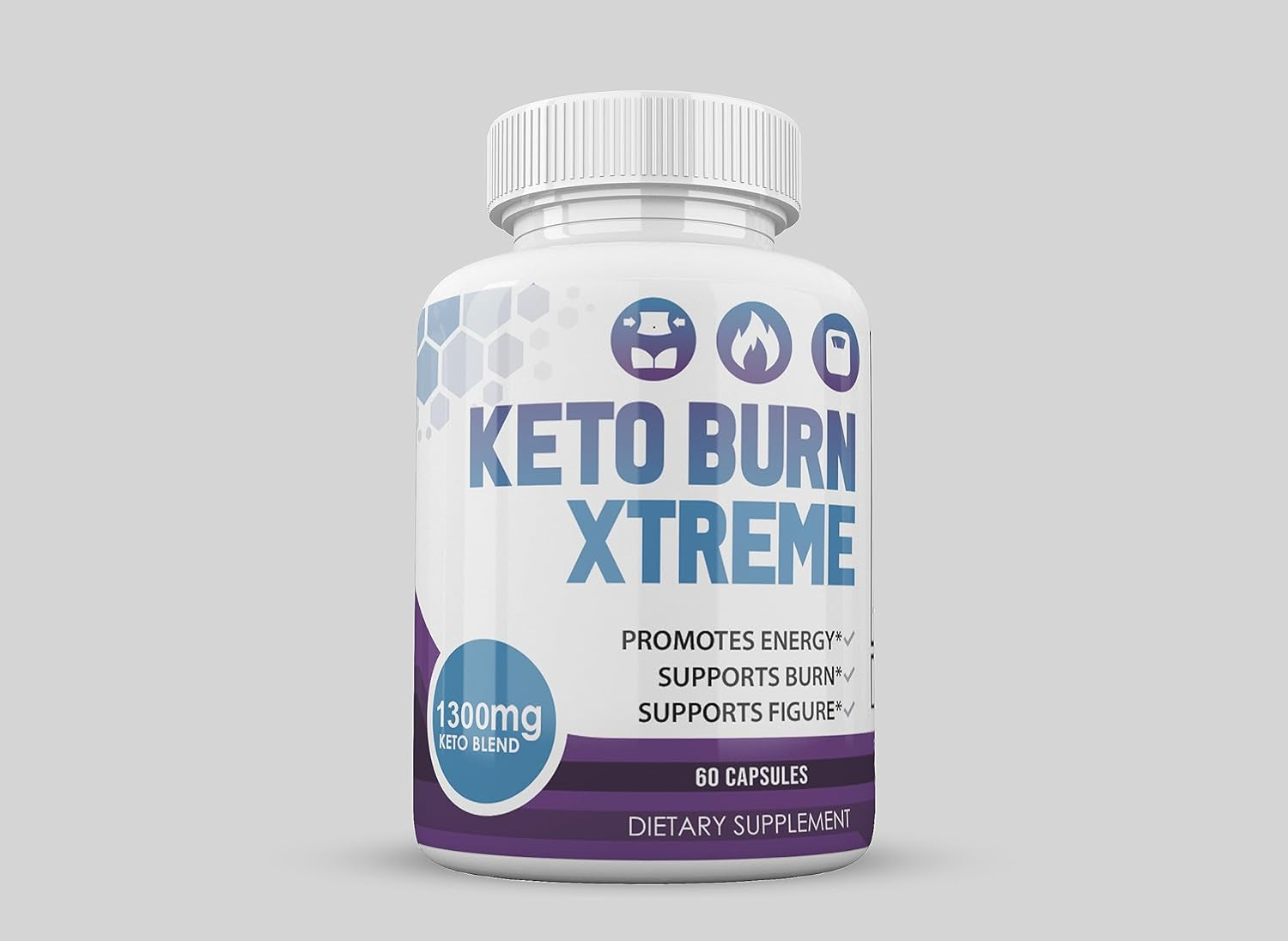 (Official) Keto Burn Xtreme, Advanced Formula 1300Mg, Made in the USA, (1 Bottle Pack), 30 Day Supply