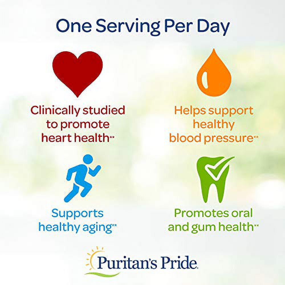 Puritan'S Pride Ubiquinol 300Mg, Supports Heart Health,30 Softgels