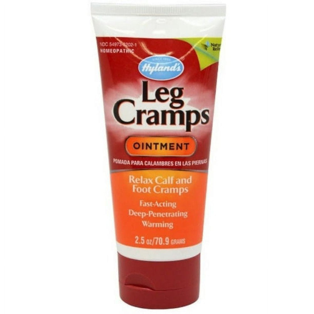 Hyland'S Leg Cramps Ointment 2.5 Oz | Restless Legs Syndrome Relief | Muscle Relaxer | Arnica Ointment | Instant Relief for Restless Legs | Nerve Pain Relief | Cramp Defense | Sore Muscle Relief