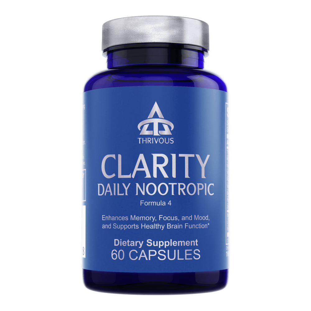 Thrivous Clarity - Nootropic Memory Supplement - 60 Capsules