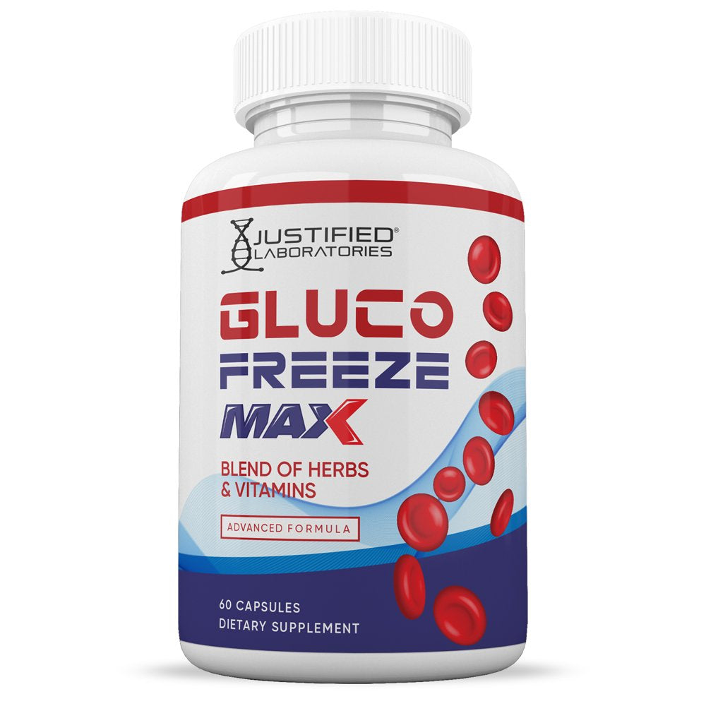 (2 Pack) Glucofreeze Max Advanced Formula 1295MG 120 Capsules