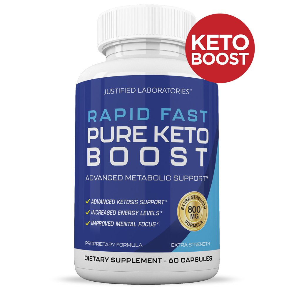 (2 Pack) Rapid Fast Pure Keto Advanced BHB Boost Ketogenic Supplement 120 Capsules