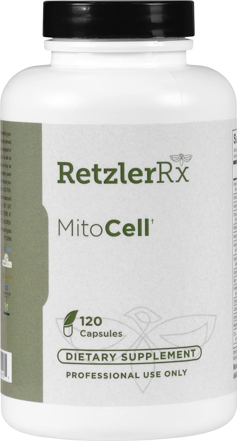 Mitocell by Retzlerrx™ | Specifically Designed to Recharge Cellular Energy Production, Increase Antioxidant Protection, Support Detoxification Capacity, and Support Immune Function