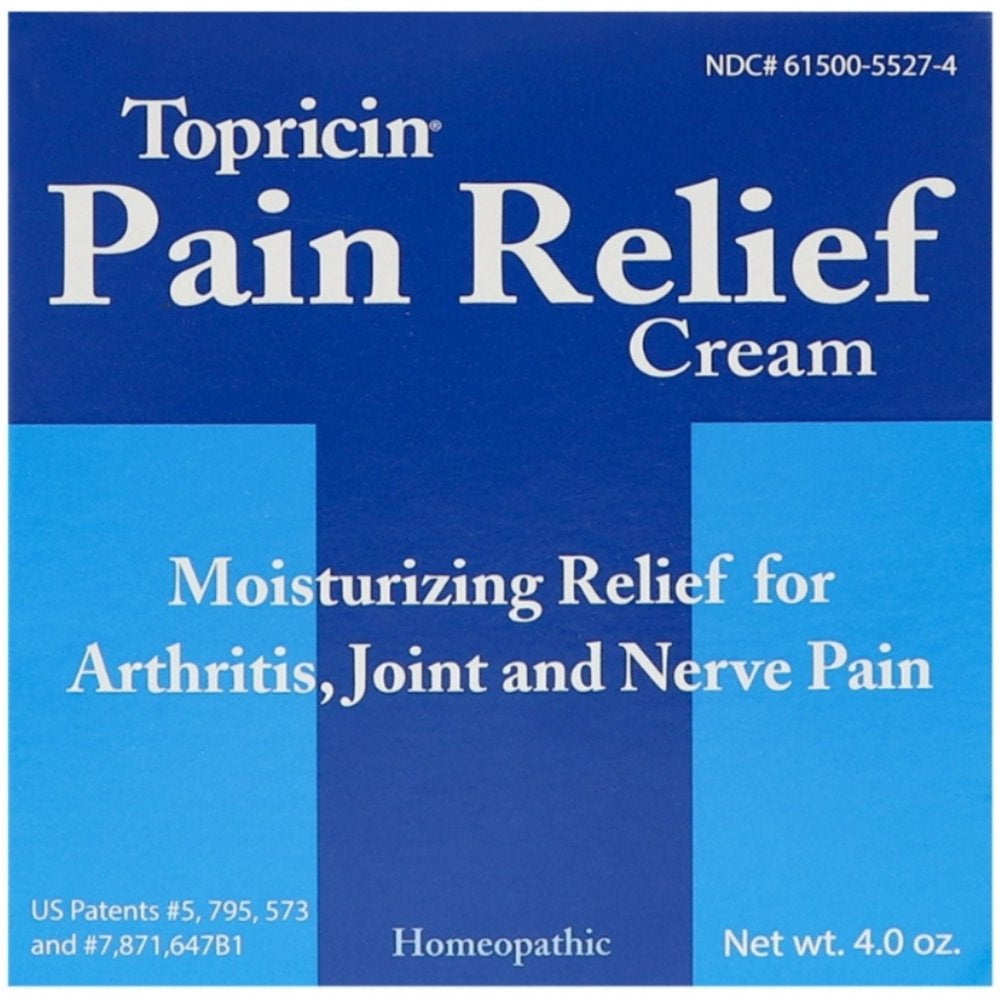 Topricin Pain Relief Cream 4 Oz (Pack of 3)