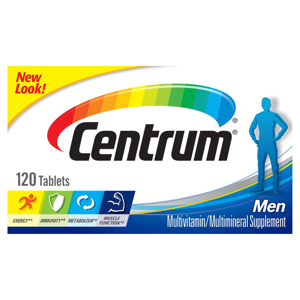 Centrum Multivitamin for Men, Multivitamin/Multimineral Supplement with Vitamin D3 - 120 Count