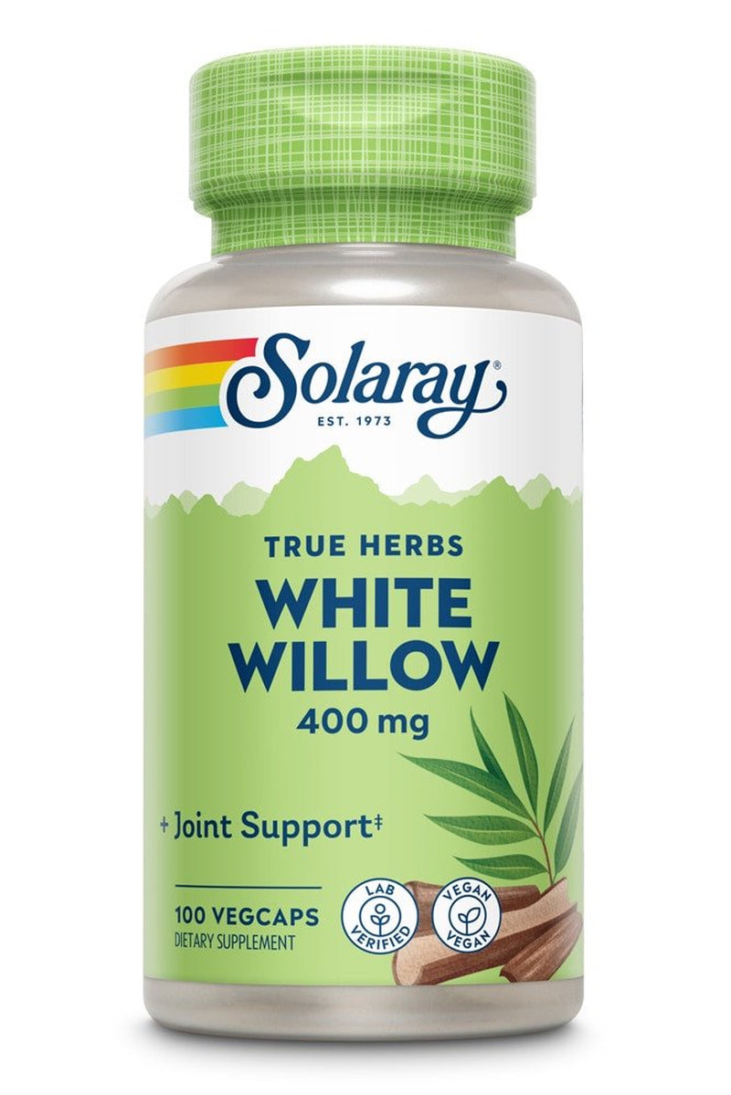 Solaray White Willow -- 400 Mg - 100 Vegcaps