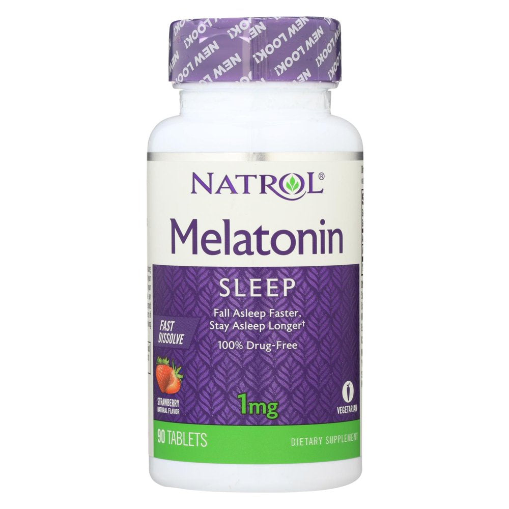 Natrol Fast Dissolving Melatonin - 1 Mg - 90 Tabs