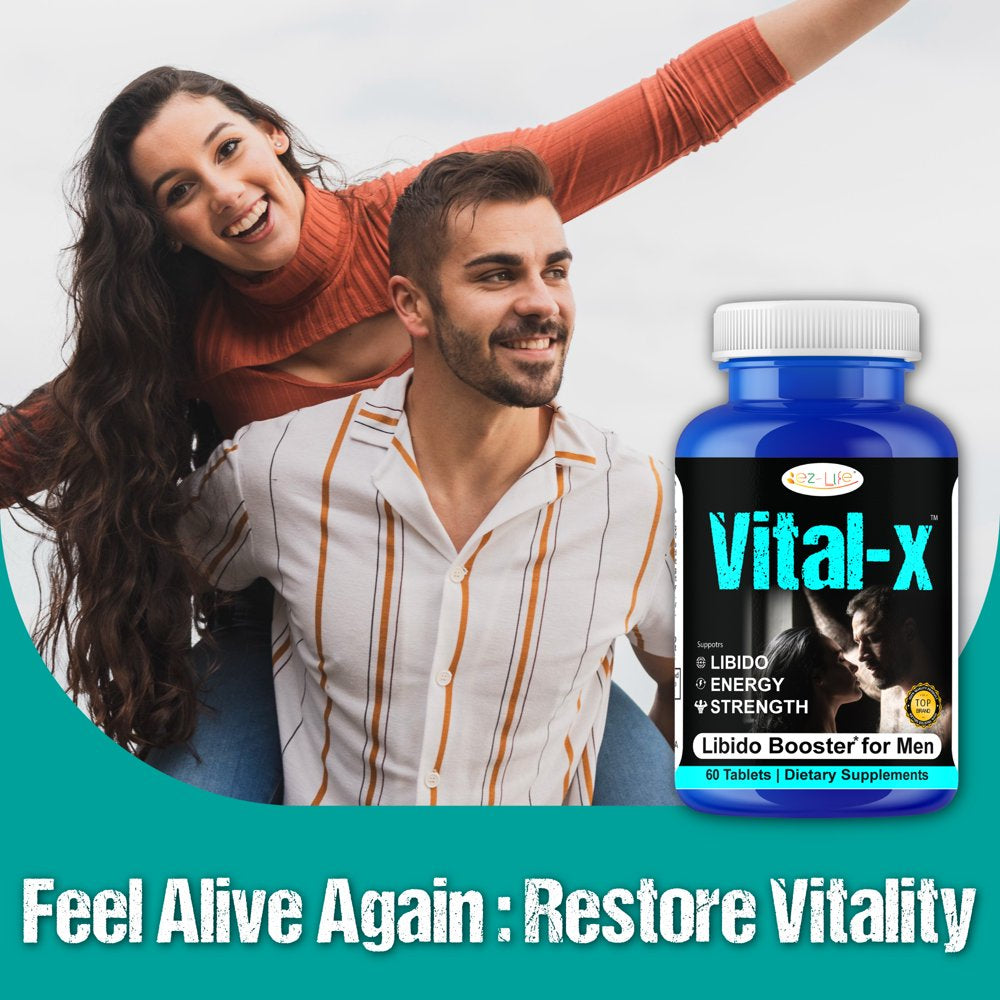 Vital-X Male Testosterone Booster Vitamins 60Ct Endurance Stamina Booster 60Ct by America'S Best Deals