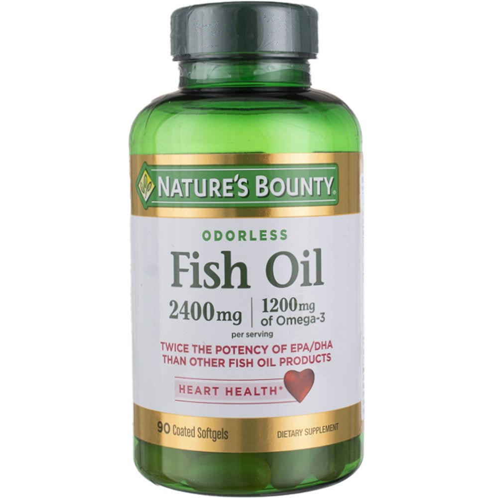 Nature'S Bounty Fish 2400 Mg Softgels, 540 Count (6X90Ct)